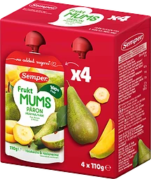 Fruktmums Päron 6 Mån 4-pack