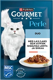 Lax & Vit Fisk Gourmet Perle Kattmat Våt