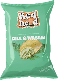 Chips Dill & Wasabi  150g Redhead