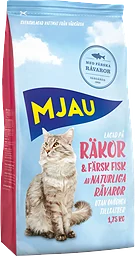 Kattmat Räkor & fisk 1,75kg Mjau