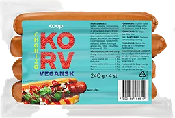 Chorizo Vegansk