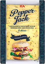 Ost Pepper Jack Skivad 20g 8-p ICA