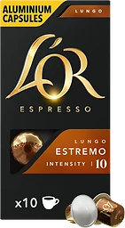 Kaffekapslar Lungo 10 Estremo 10-p L'Or