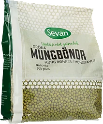 Mungbönor Gröna 900g Sevan