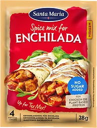 Enchilada Kryddmix Medium 28g Santa Maria