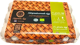 Ägg M/L 15-pack Eko Uggelsta Ägg