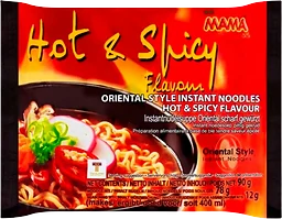 Snabbnudlar Hot & Spicy 90g MAMA