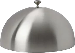 Smältkupol rund 27cm Gourmetstål