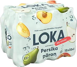 Kolsyrat Vatten Persika Päron 12-p