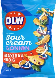 Sourcream & onion Chips 450g OLW