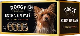Kyckling Kalko Delikatesspaté Hundmat 4-pack