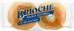 Brioche Bagel 4-p 300g ICA