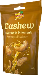 Cashew Brynt Smör & Havssalt 140g Exotic Snacks
