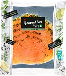 Lax Färsk Gravad 150g Miljömärkt ICA