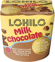 Glass Milk Chocolate 350ml Lohilo