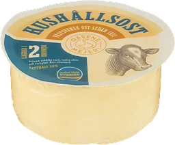 Hushållsost 26% ca 1kg Gäsene Mejeri
