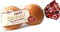 Hamburgerbröd Brioche Gourmet 4-p 320g Pågen