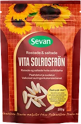 Vita Solrosfrön Rostade Saltade 200g Sevan