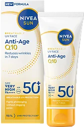 Solkräm UV Face Anti-Age Q10 SPF50+ 40ml Nivea Sun
