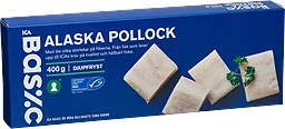 Alaska pollock Fryst 400g ICA Basic