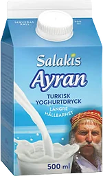 Yoghurtdryck Ayran 2% 500ml Salakis