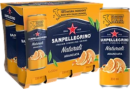 Sparkling drink Aranciata 6-p 33cl San Pellegrino