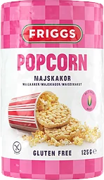 Majskakor Popcorn 125g Friggs