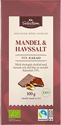 Choklad Mandel Havssalt 55% 100g ICA Selection