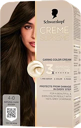 Hårfärg 4-0 Natural Dark Brown 1-p Creme Supreme