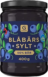 Blåbärssylt 50% Bär
