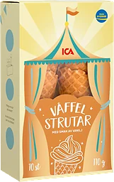 Våffelstrutar 10st 110g ICA
