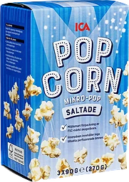 Micropopcorn saltade 270g 3-p ICA