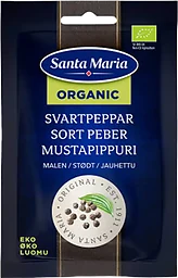 Svartpeppar Malen Ekologisk 17g Santa Maria