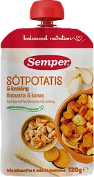 Barnmat Sötpotatis & kyckling 6m