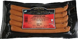 Korv Lindqvistare 84% Kötthalt Sorunda Korv
