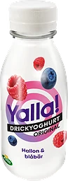 Drickyoghurt Yalla Hallon & blåbär 0,5%