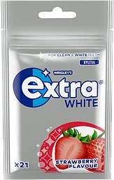 Tuggummi Strawberry 21-p Extra White