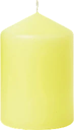 Blockljus Gul 10cm ICA