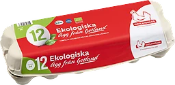 Ägg 12p Eko Frigående Utomhus
