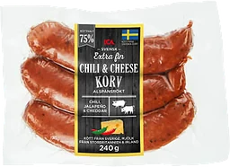Kryddkorv Chili Cheese Extra fin 240g ICA