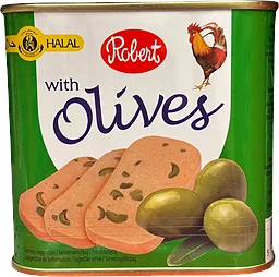 Lunchkorv Kyckling Med Gröna Oliver 340g Robert