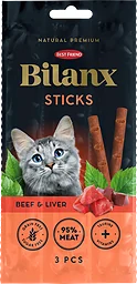 Kattsnacks Sticks Oxe & lever 3-pack
