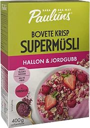 Müsli Hallon & Jordgubb 400g Paulúns