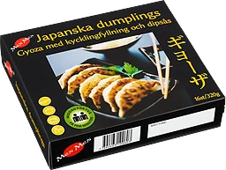 Kyckling Dumplings med Dipsås Frysta