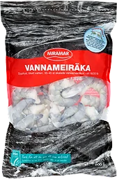 Vannameiräka Utan Skal Fryst 800g Miramar Seafood