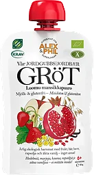 Gröt Jordgubb & vanilj 6m 100g KRAV Alex & Phil