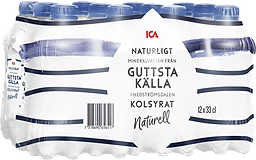 Kolsyrat Mineralvatten Naturell 12-pack ICA