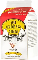 Grädde 40% 5dl Wapnö