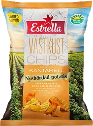 Västkustchips Kantarell LTD 160g Estrella
