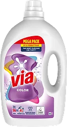 Tvättmedel Flytande Color 2250ml Via